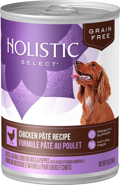 Holistic Select Chicken Pate Recipe Grain-Free Canned Dog Food