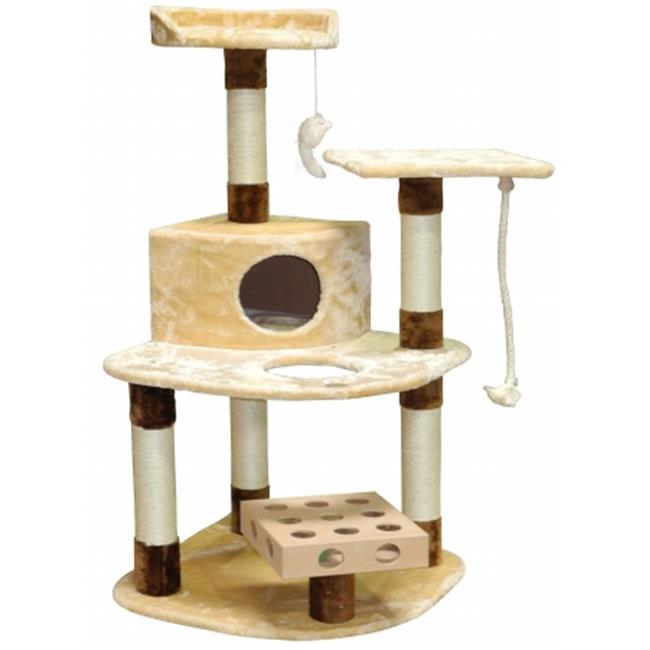 Go Pet Club IQ Busy Box 48 in. Condo Cat Tree