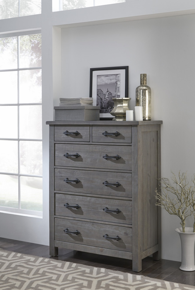 Haven Modern Farmhouse Rustic Chest   Farmhouse   Accent Chests And Cabinets   by Crafters and Weavers  Houzz