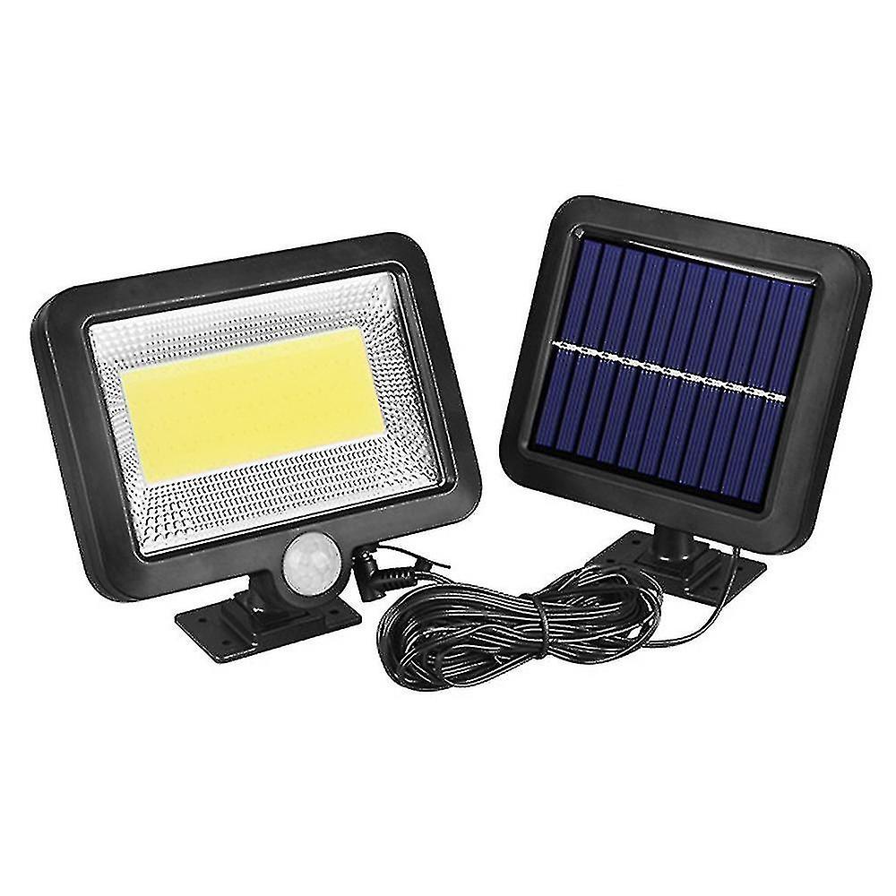 Upgraded 100 Leds Split Solar Induction Wall Light， Light Ip65 Waterproof， Adjustable