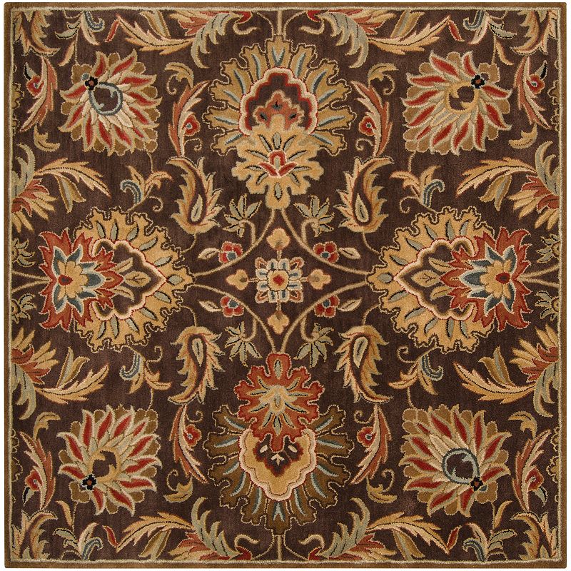 Decor 140 Caesar Black Floral Rug