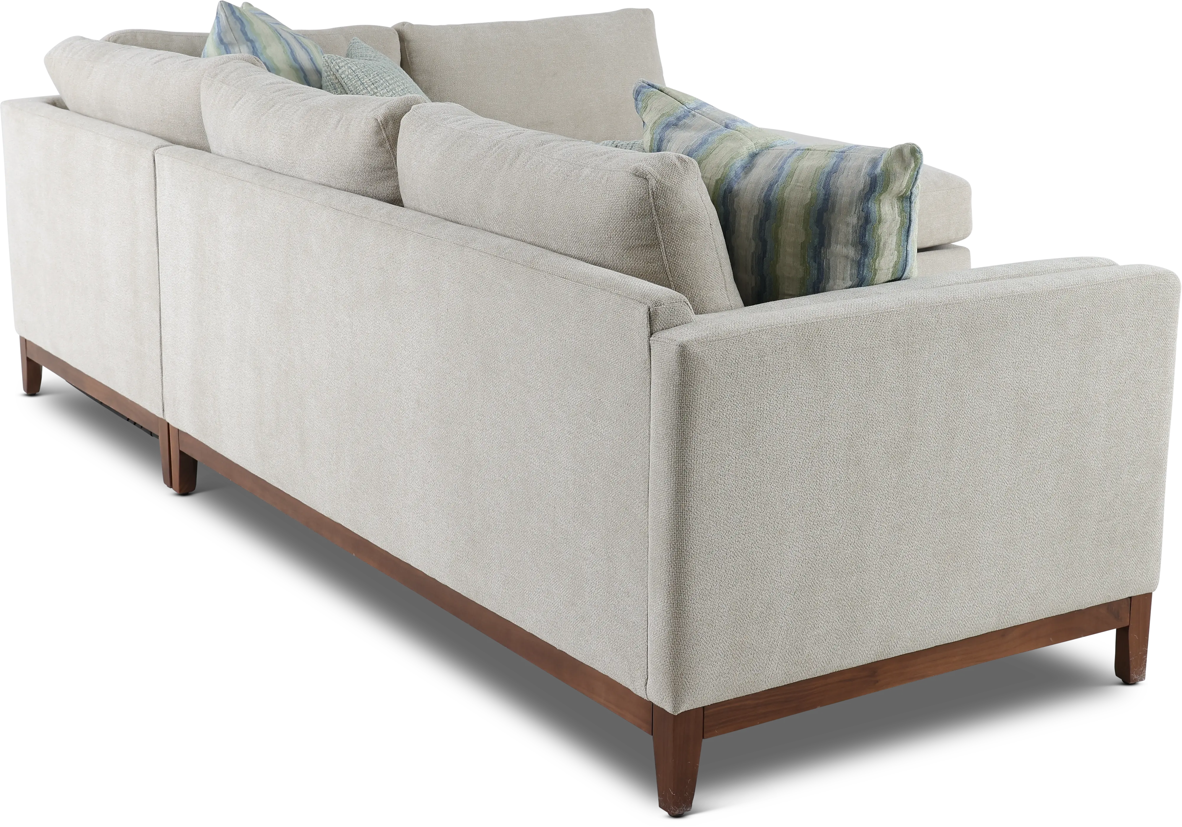 Kelsey Dove Beige 3 Piece Sectional