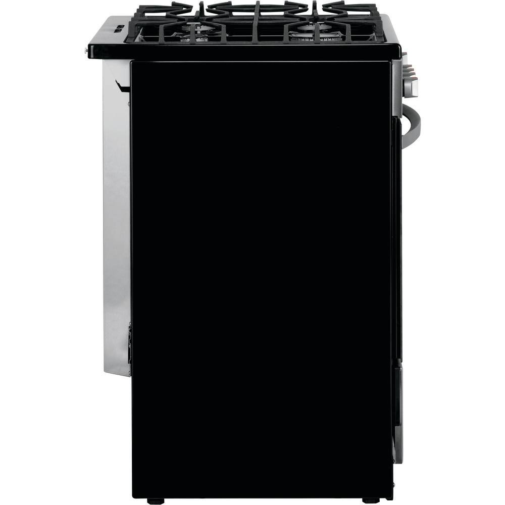 Frigidaire 24 in. 1.9 cu. ft. Freestanding Gas Range with Manual Clean in Stainless Steel FFGH2422US