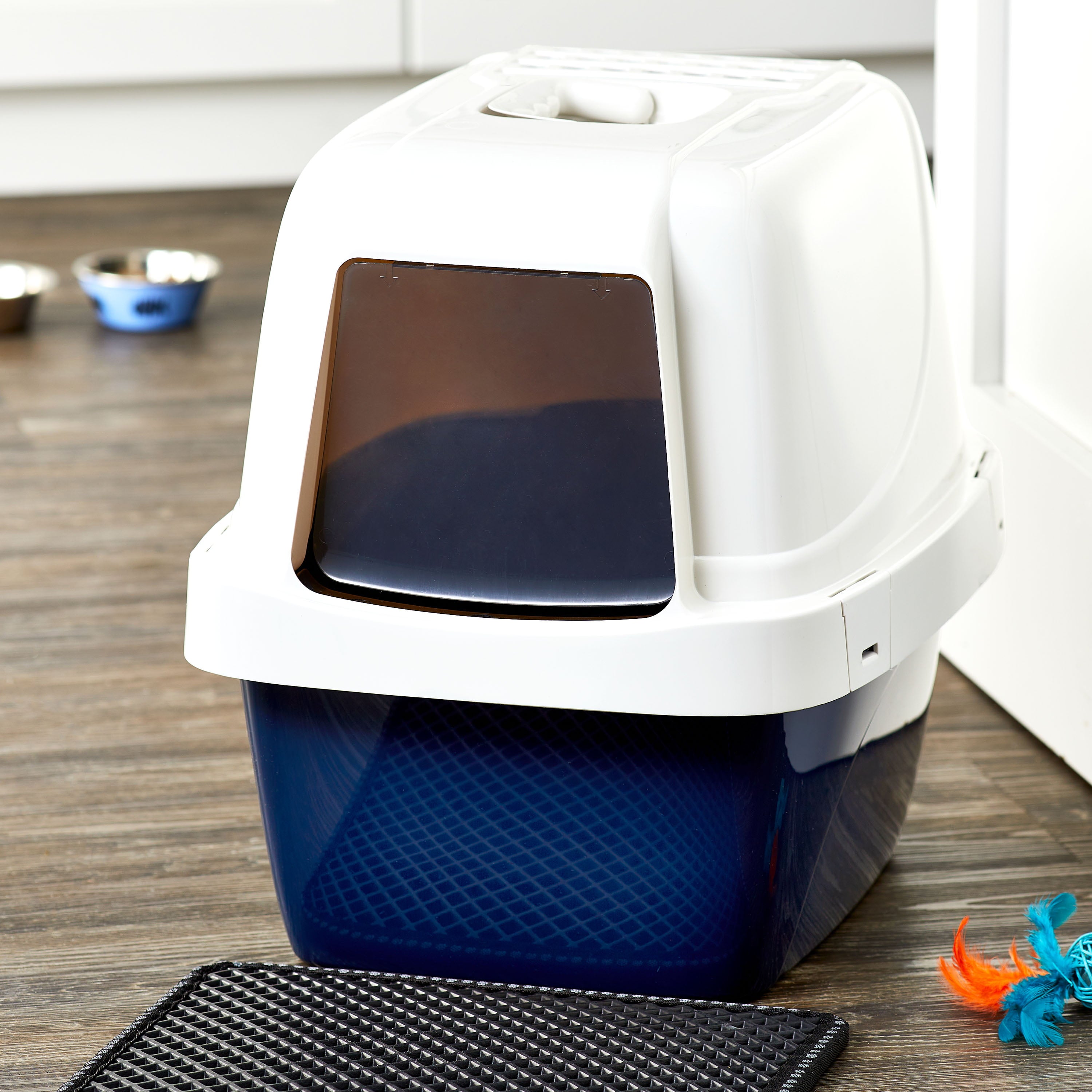 Vibrant Life Large Sifting Hooded Cat Litter Box