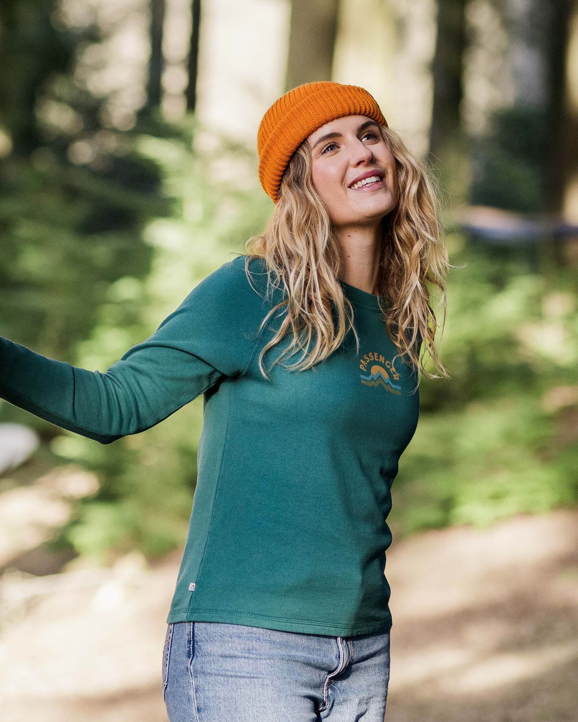 Breathe Recycled Cotton Sweatshirt - Mediterranean