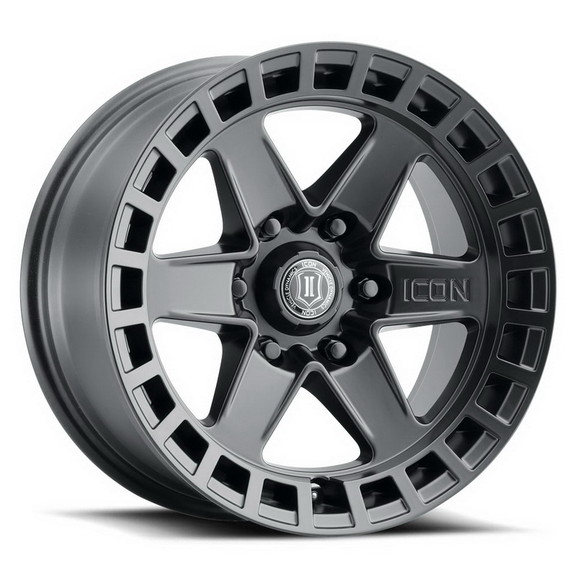 ICON 3417856350SB 17 X 8.5 Inch SizeSatin Black...