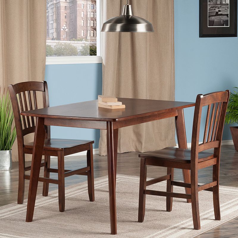 Winsome Shaye Dining Table and Chair 3-piece Set