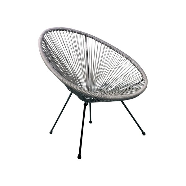 HighlanderHome Waterresistant Retromodern Outdoor Acapulco Chair