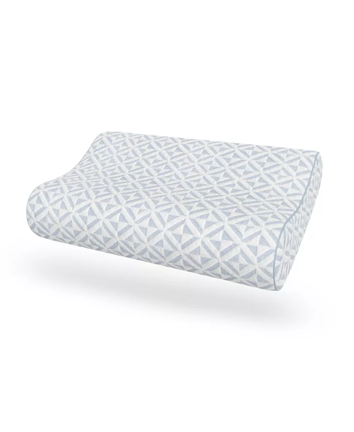 ProSleep Cool Comfort Memory Foam Contour Bed Pillow， Oversized