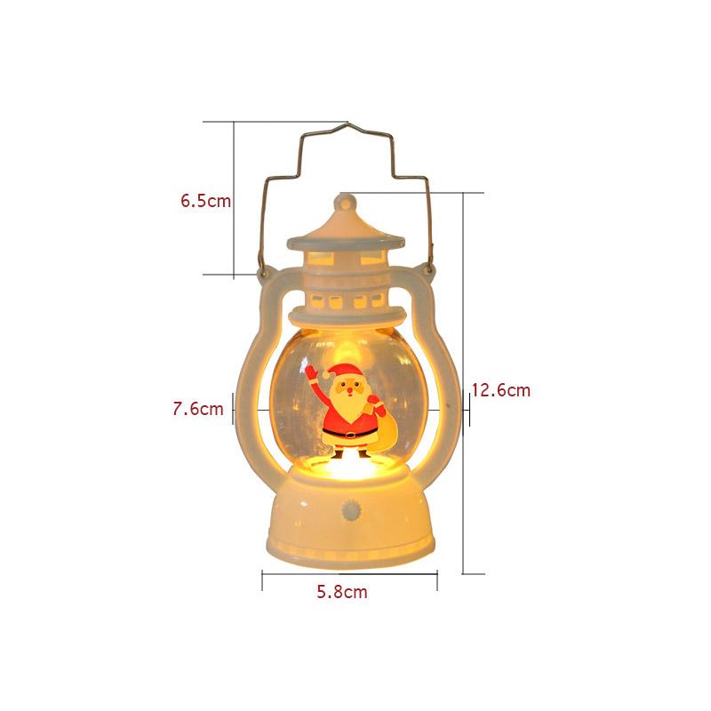 Christmas Decoration Lantern Portable Led Small Oil Lamp