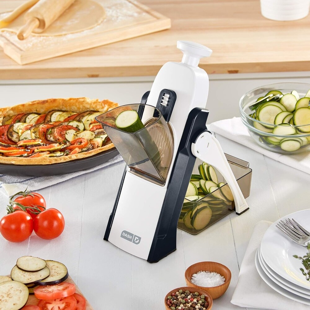 Dash Safe Slicer  Dicer for Vegetables with Thickness Adjuster