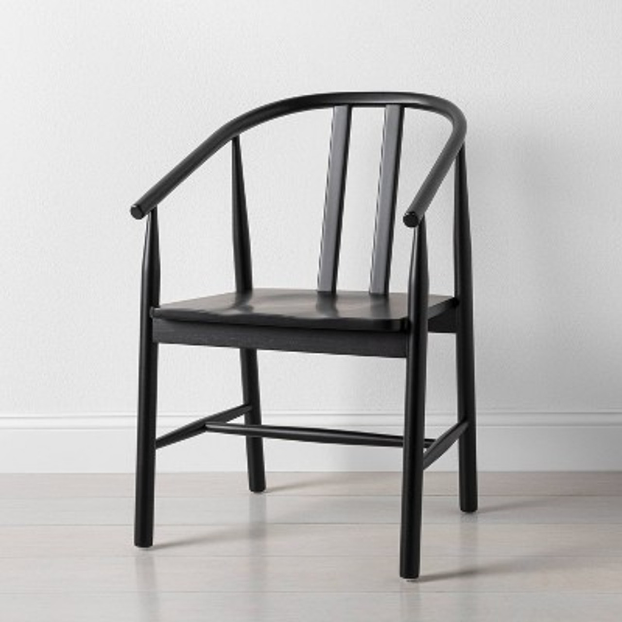 Sculpted Wood Dining Chair Black - Hearth and Hand with Magnolia