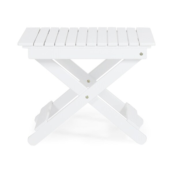 Outdoor Folding Wooden Side Table，15