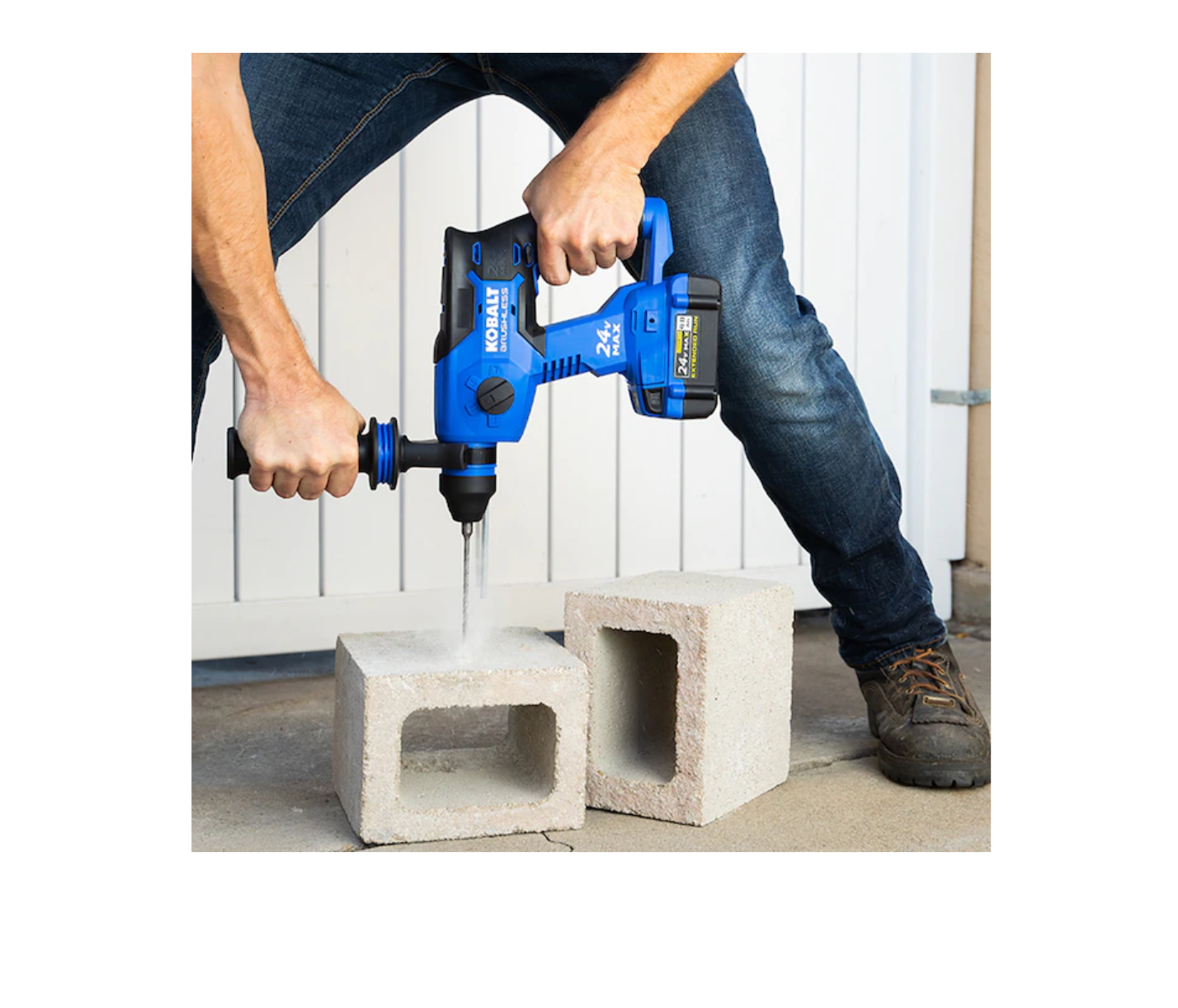 Kobalt KRH 124B-03 24-volt-Amp 7/8-in Sds-plus Variable Speed Cordless Rotary Hammer Drill