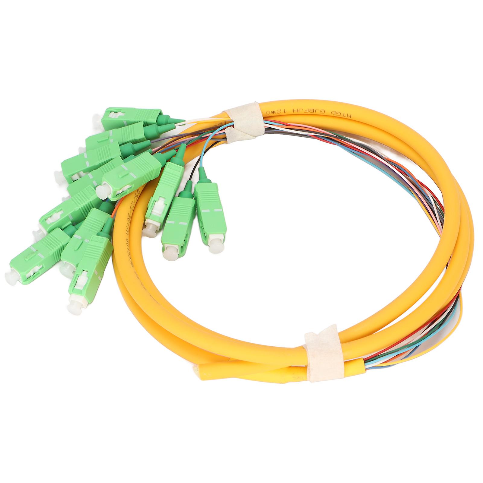 Fiber Pigtail 1.5m Single Mode 12 Strand Stable Widely Compatible Fiber Optic Pigtail Cable For Cable Management Box