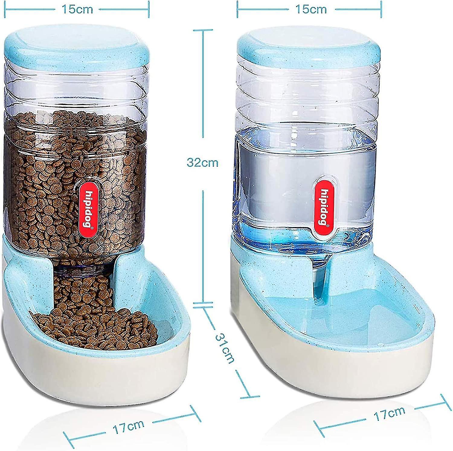 Automatic Water And Food Dispenser Compatible With Pets Cats Dogs 11 Gallon With 1 Water Dispenser And 1 Auto Feeder