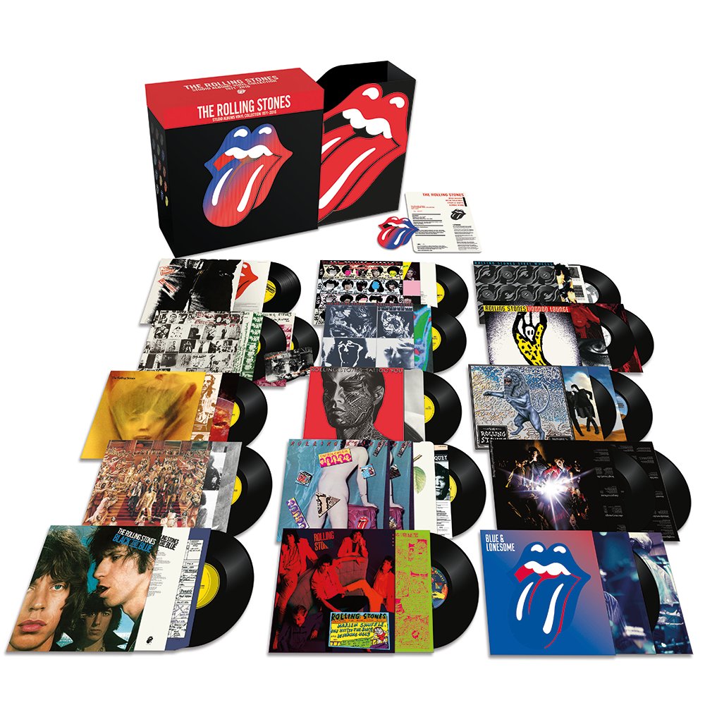 THE ROLLING STONES:STUDIO ALBUMS VINYL COLLECTION 1971-2016(LTD.EDT.)