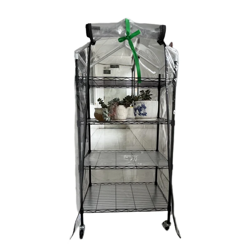 Transparent flower stand for gardening Indoor Outdoor  Plant Greenhouse Succulent Warming Shed to Keep Out the Cold and R