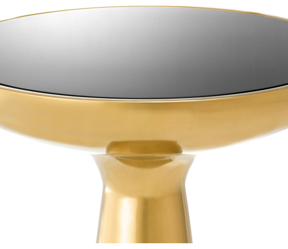 Gold Tower Side Table  Eichholtz Lindos Low   Contemporary   Side Tables And End Tables   by Oroa   Distinctive Furniture  Houzz