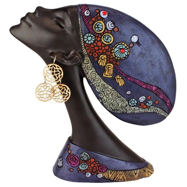 Design Toscano African Gele Headdresses Maiden Sculpture Badu