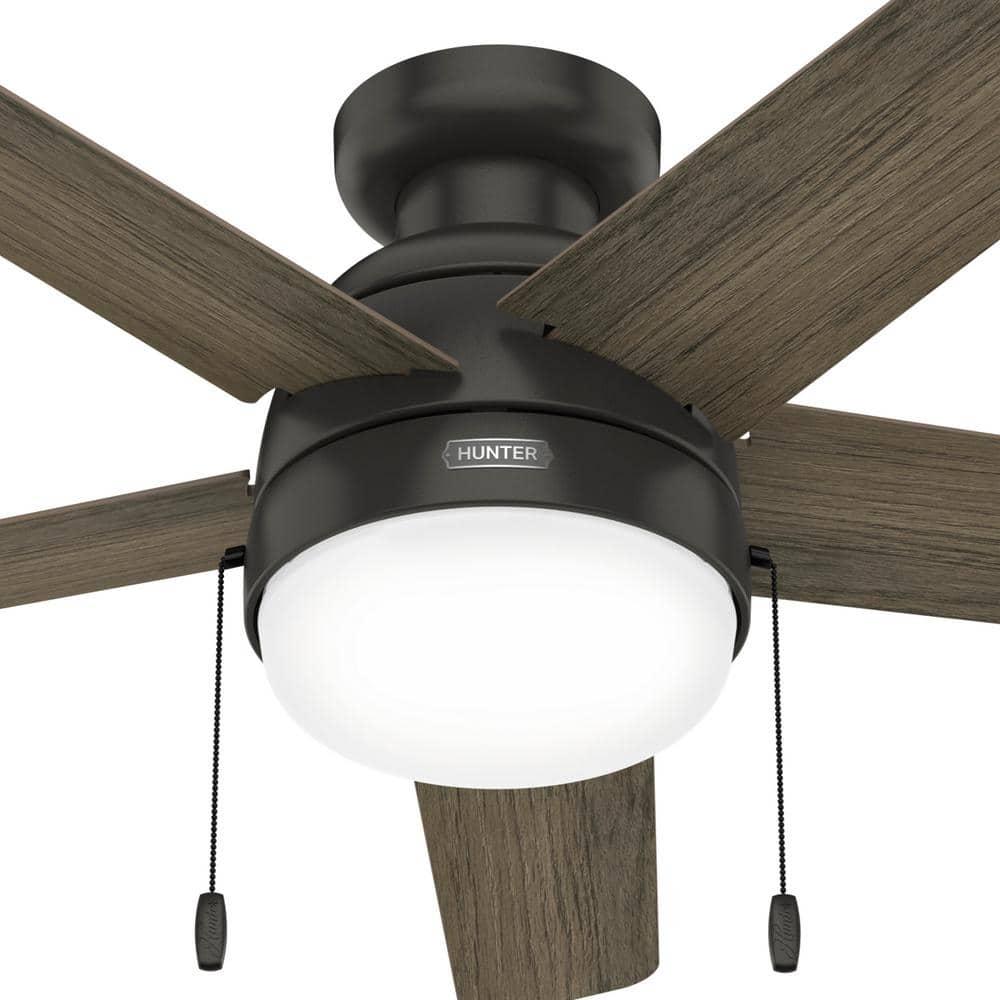 Hunter Avenue 52 in Indoor Noble Bronze Ceiling Fan With Light Kit