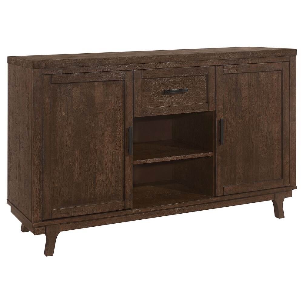 Coaster Furniture Reynolds 2 door Dining Sideboard Server Brown Oak   59.00'' x 17.75'' x 35.75''