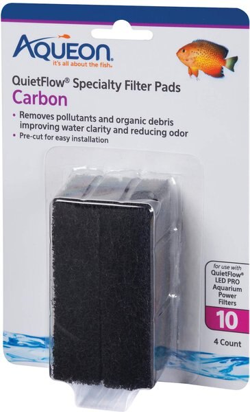 Aqueon QuietFlow 10 Carbon Reducing Specialty Filter Pad