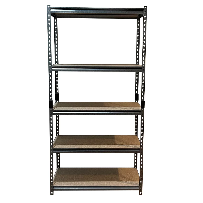 Juggernaut Storage 36 x 72 5 Shelf Steel Utility Shelving Storage Unit， Black