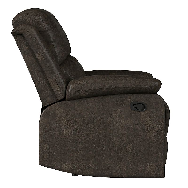 Relax-a-Lounger Dayton Plush Recliner Arm Chair