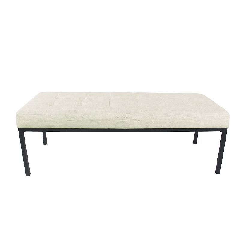 HomePop Tufted Bench