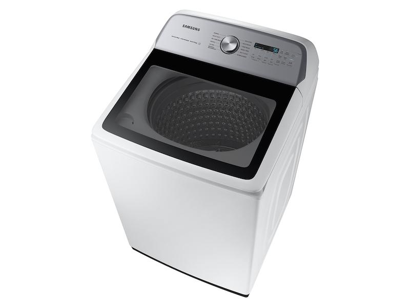 Samsung WA54CG7150AW 5.4 Cu. Ft. Smart Top Load Washer With Pet Care Solution And Super Speed Wash In White