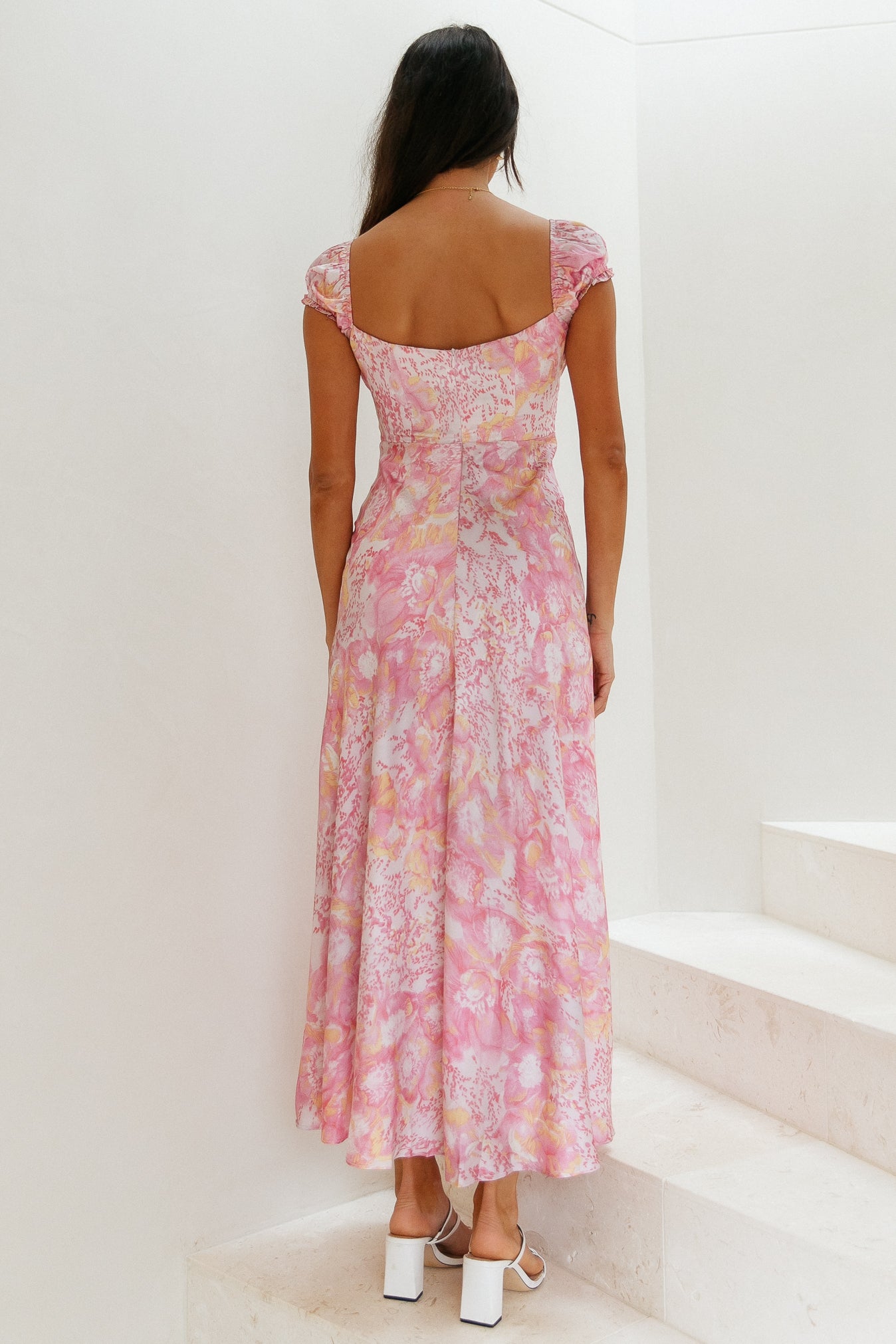 Kingdom Loving Midi Dress Pink