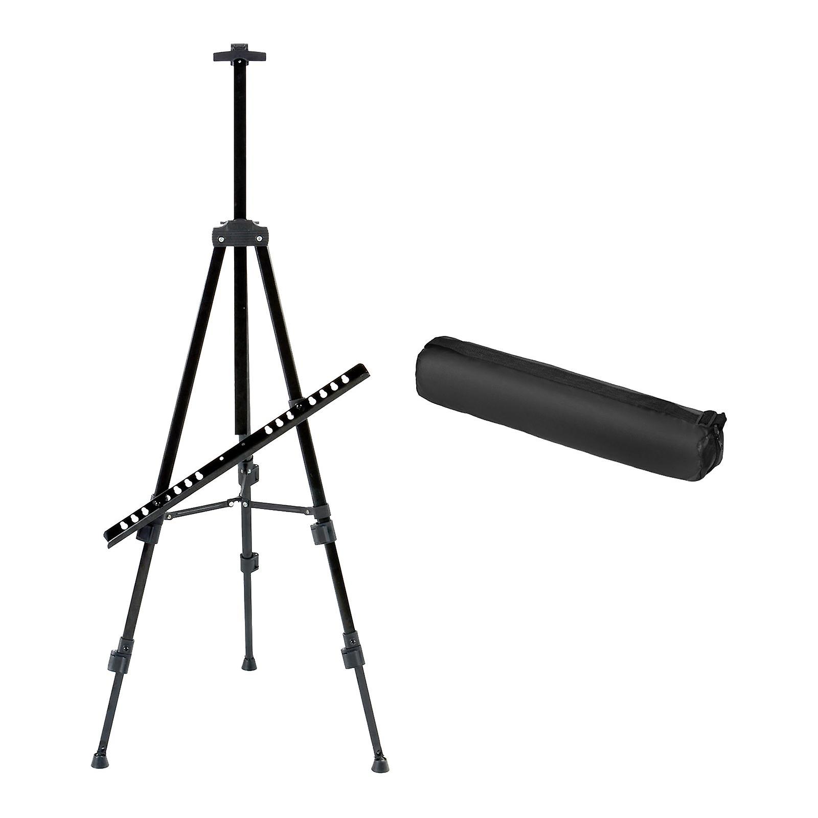 Tripod Easel Stand With Bag Photo Display Easel For Wedding Photo Wood Board D