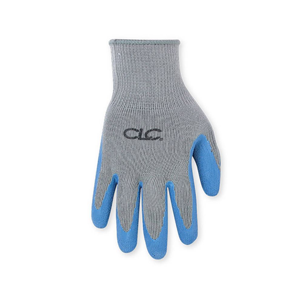 CLC 2030 Med Blue Rubber Palm Grip Gloves