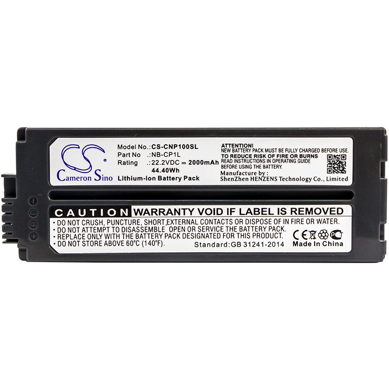 Canon Selphy CP 500 Selphy CP100 Selphy 2000mAh Replacement Battery BatteryClerkcom Printer