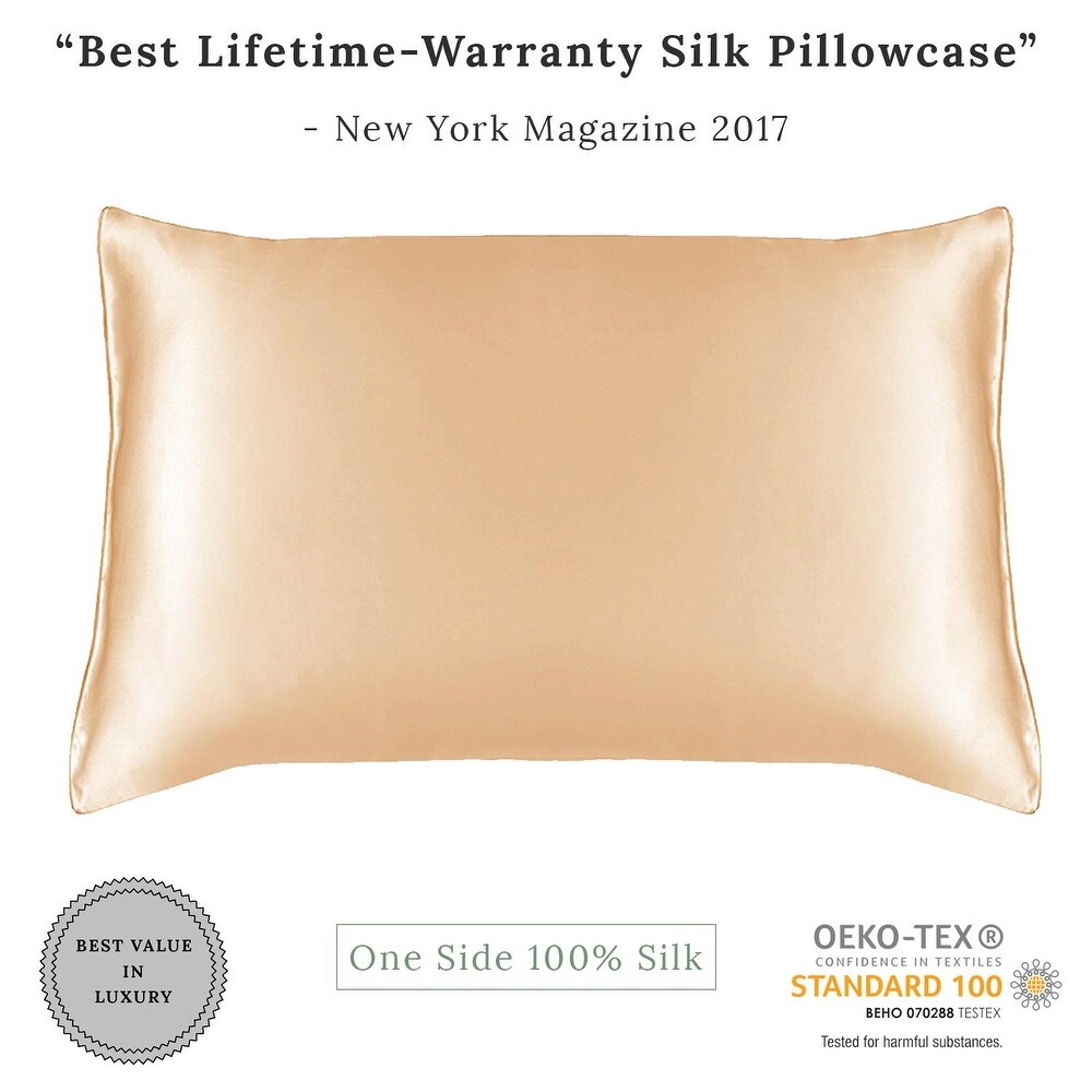 MYK Silk Pillowcase with Cotton Underside