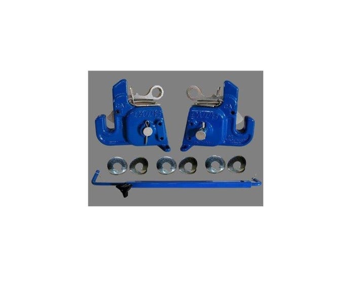 Pats Quick Hitch Cat #2 With Stabilizer Bar， Blue - 202STBL