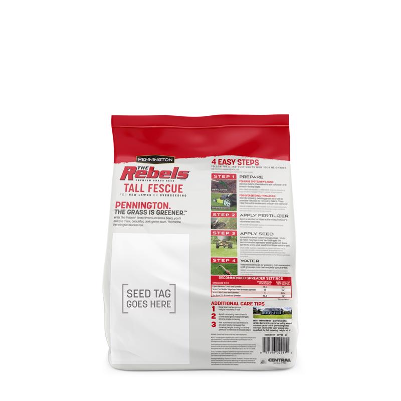 REBEL TALL FESCUE 3 LB