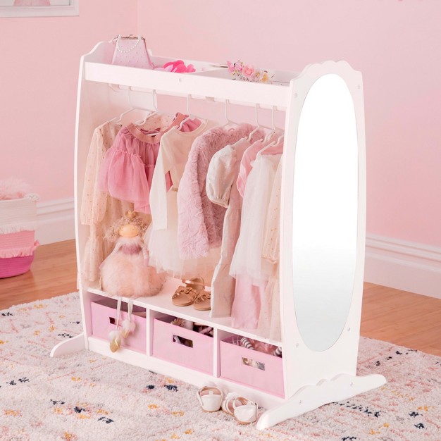 Guidecraft Kids x27 Dress Up Storage White