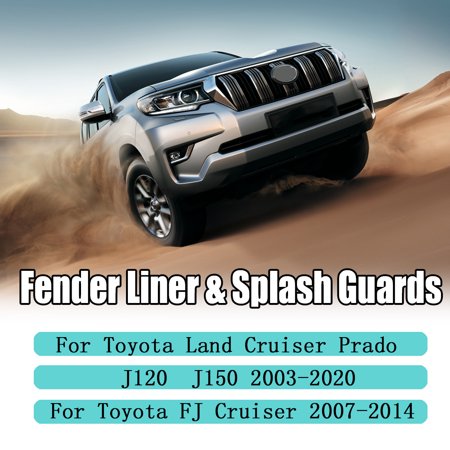 Splash Guard Fender Liner Shield for Lexus GX460 GX470 Toyota 4Runner FJ-Cruiser