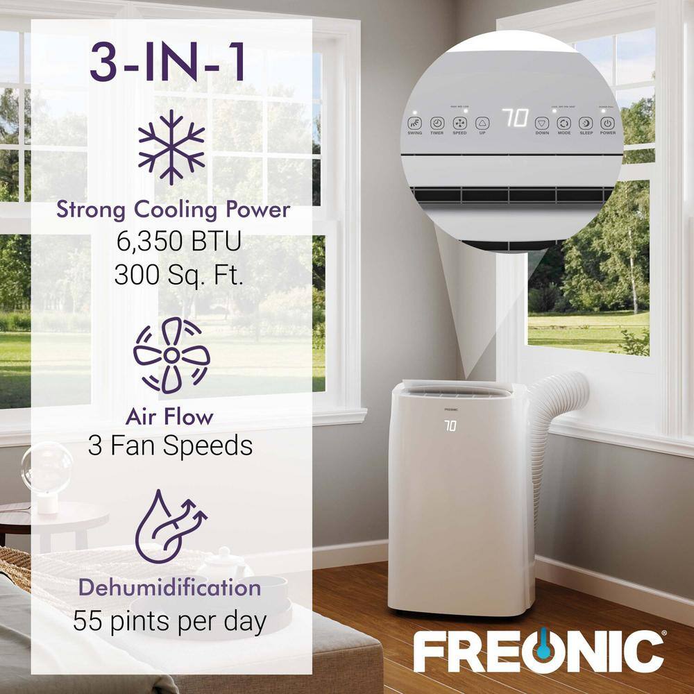 FREONIC 6350 BTU DOE Portable Air Conditioner FHCP062AKR