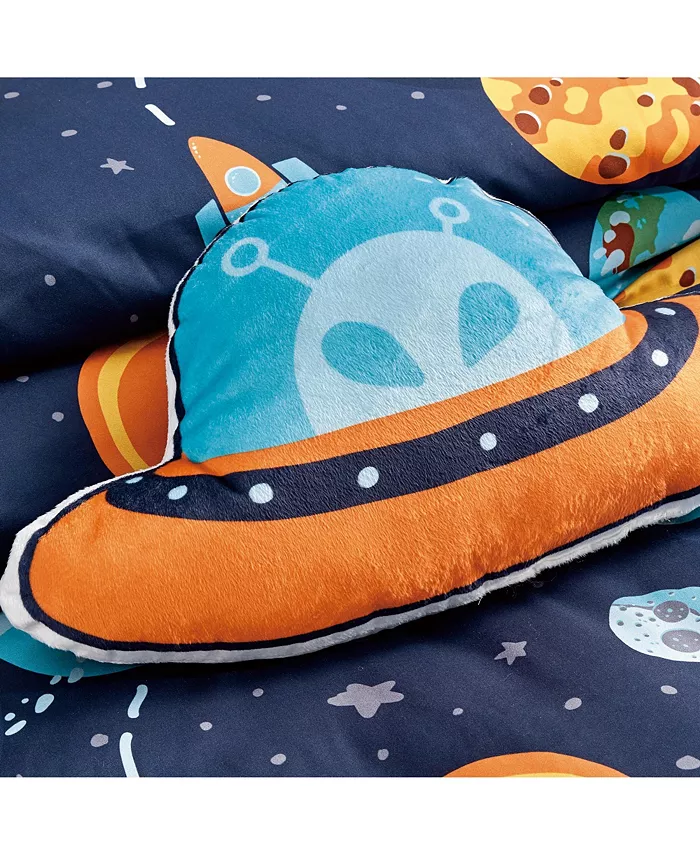 MarCielo Kids Comforter Set Universe Space - Twin