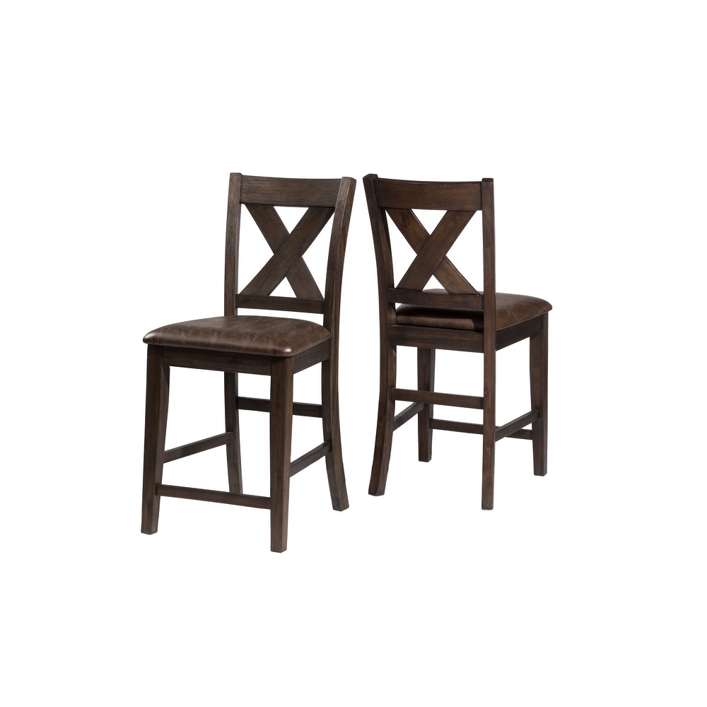 Spencer 3 piece Brown Counter Height Dining Set