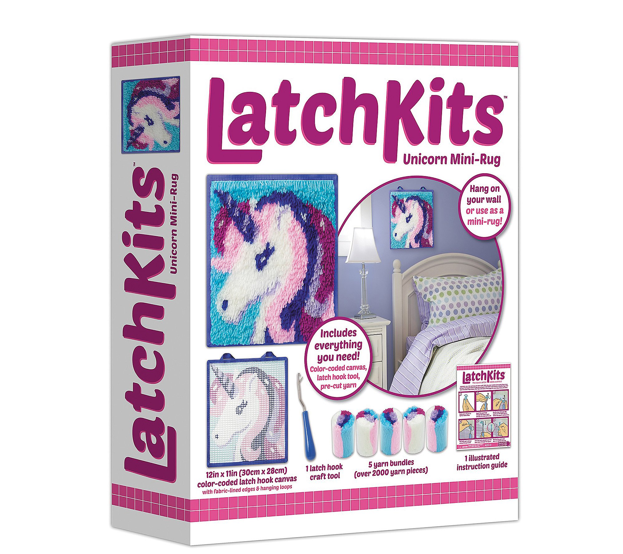 Kahootz Toys LatchKits Unicorn Mini Rug