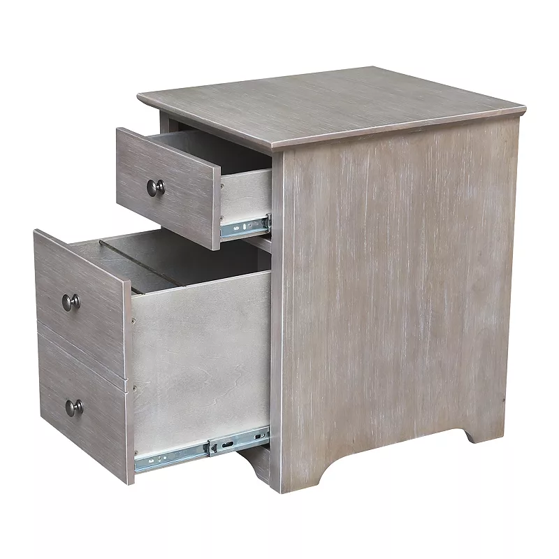 International Concepts Two-Drawer File Cabinet