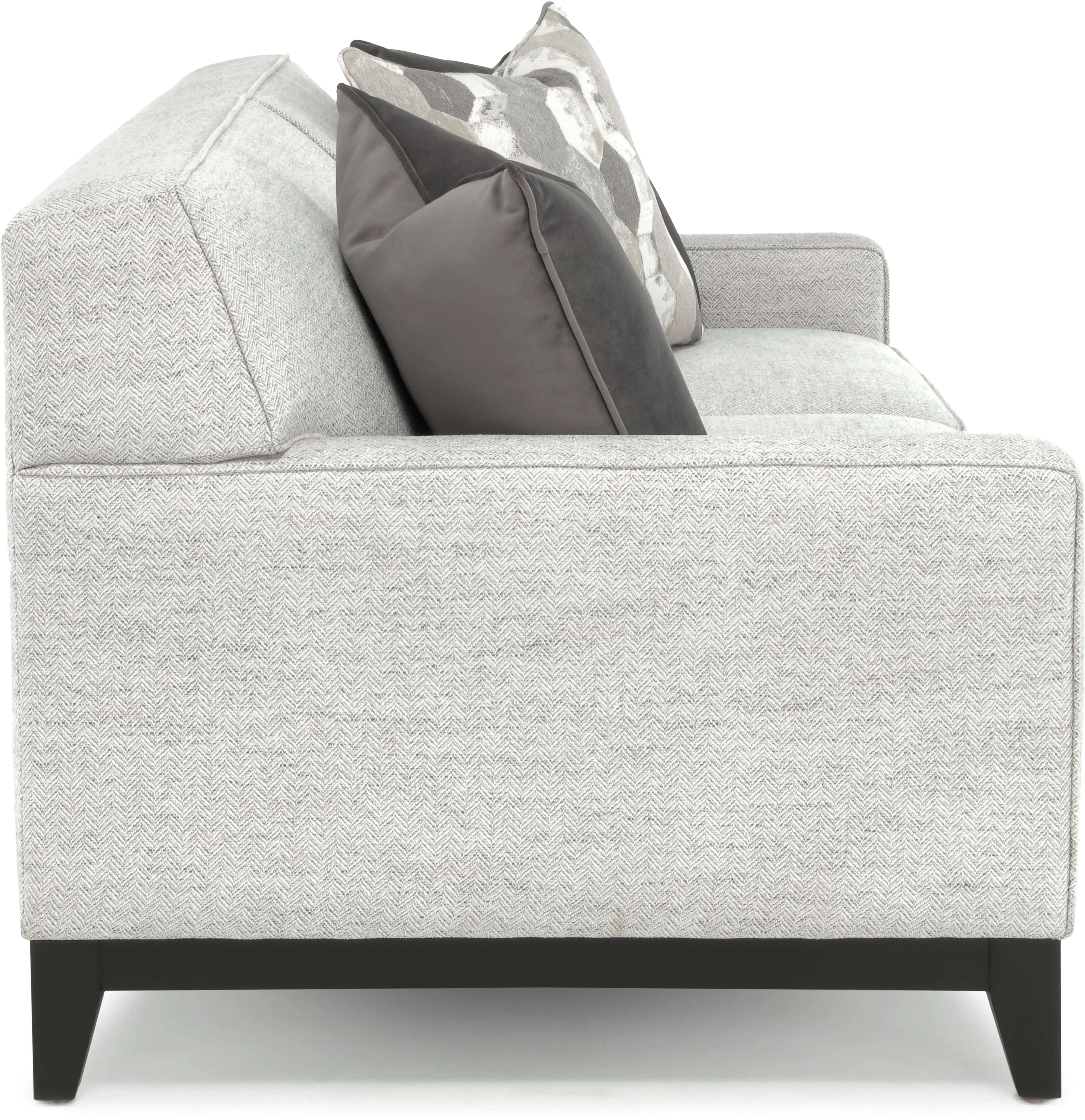 Olivia Pearl Gray Loveseat