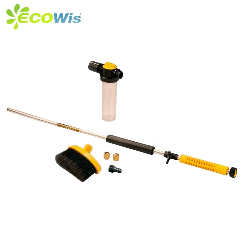 Multi Use High Pressure Garden Cleaning Car Washing Water Jet Zoom Wand Sprayer Brush Broom Multifunctional Car Wash Cleaner