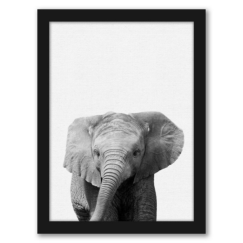 Americanflat Elephant Framed Art Print