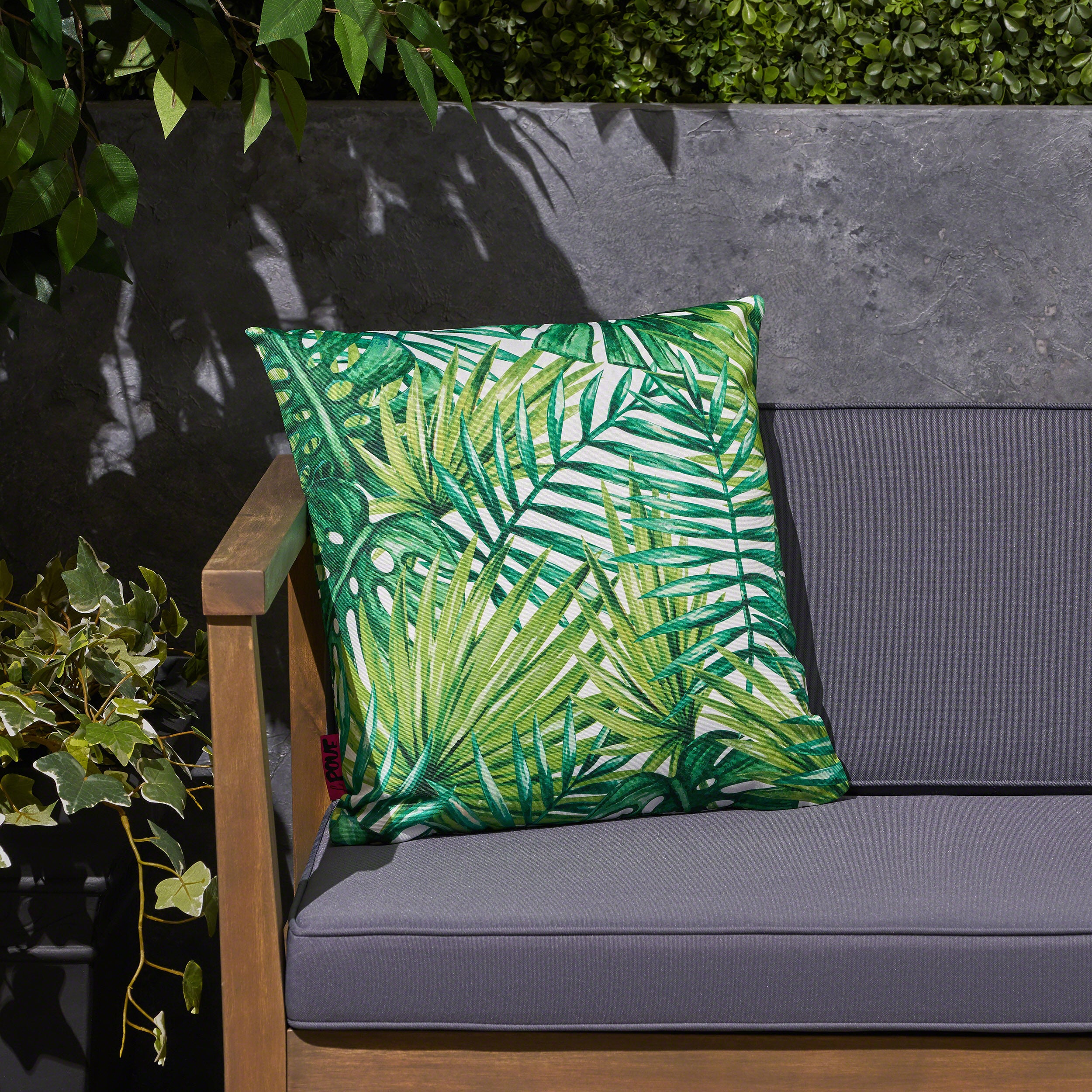 Nina Outdoor Cushion, 17.75