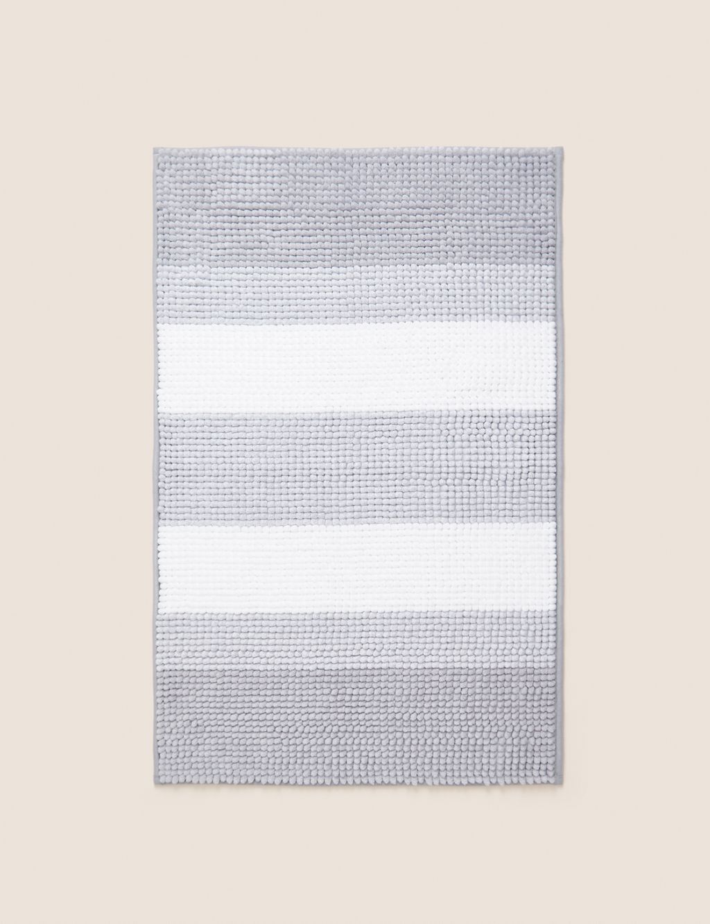 Bobble Striped Bath Mat